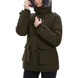 Custom Logo Outdoor Women's Parka <b>Coat</b> Jacket New Arrival Windbreaker Ladies Hooded Long Stylish Women's Parkas Jackets - Product Image 3