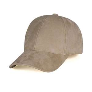 Casquette de baseball vierge en suède synthétique à 6 panneaux, colorée, pour adultes, personnalisable, pour festivals et fêtes, vente en gros - Product Image 3