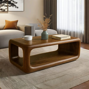 Solid Wooden Modern Coffee <b>Table</b> Sculptural <b>Live</b> <b>Edge</b> Wood Center <b>Table</b> Handmade Natural Wood Statement <b>Table</b> - Product Image 2