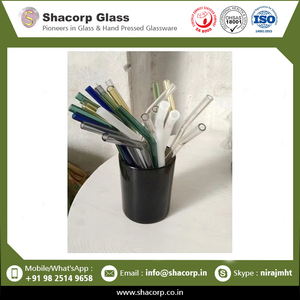 Pailles en verre réutilisables de qualité export pour enfants, adultes et boissons de fête à la maison ou au bureau - Product Image 6