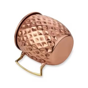 High <b>End</b> Copper Mug Moscow Mule Cup Smooth Finish Drinkware for <b>Bar</b> Kitchen Restaurant - Product Image 4