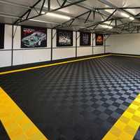 Dalles de sol de garage écologiques, design gratuit, qualité exceptionnelle, grille de sol en plastique pour lavage de voitures, grille de jonction