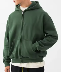 2025 Men's Zip up <b>Hoodie</b> Custom Logo <b>Soft</b> High Quality 100% Cotton for Winter Personalized Design for Sale - Product Image 6