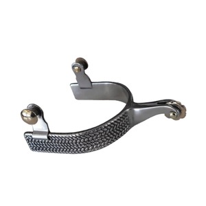 Paquete de 2 Espuelas para Caballo, Espuelas de Equitación, Espuelas Vaqueras con Engranaje Giratorio, Espuelas Ecuestres Profesionales - Product Image 1