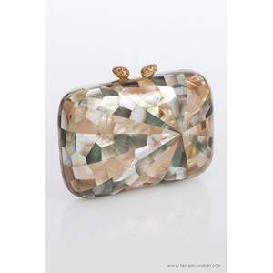 Bolso de Mano de Noche Elegante y de Lujo para Mujer, Accesorio de Resina y Cristal a la Moda - Product Image 4
