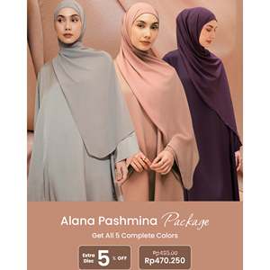 Paquete de Pashminas Musulmanas Tradicionales Alana Coloridas con Todos los Colores Incluidos - Product Image 6