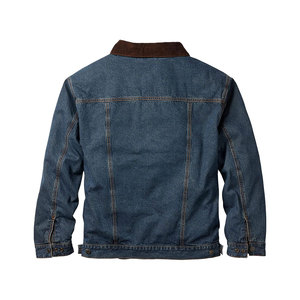 Chaqueta Vaquera para Hombre, Estilo Clásico con Cuello Camisero, Algodón Lavado, Estilo Casual de Otoño, Manga Regular, Diseño de Un Solo Botón - Product Image 2