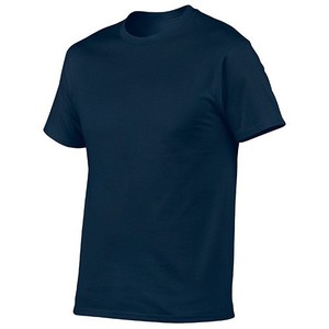 เสื้อยืดคอกลมแบบพิเศษ 150 กรัม ปักโลโก้ตามแบบ OEM สีพื้น แขนสั้น ผ้าฝ้าย 100% ระบายอากาศได้ดี - Product Image 4