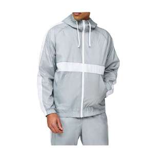 Conjunto Deportivo Cortavientos para Hombre, Chaqueta Ligera con Capucha y Cierre, con Pantalones Deportivos a Juego, Ropa Deportiva Transpirable para Deportes al Aire Libre - Product Image 2