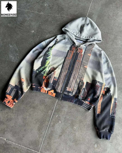 เสื้อฮู้ดดี้ผู้ชายแบบสั่งทำพิเศษสำหรับฤดูหนาว ผ้าเทอร์รี่เนื้อนุ่ม น้ำหนักเบา คุณภาพสูง ผลิตจากผ้าฝ้าย 100% ลายเรียบ สีพื้น แห้งเร็ว - Product Image 1