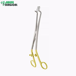 Spéculum endocervical Kogan robuste avec manche doré décalé – Outils de gynécologie - Product Image 2