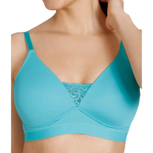 Sujetador Push-Up sin Costuras para Mujer, Color Sólido, Ajuste Cómodo, Espalda Cruzada, Copa 3/4, Espalda en Y, Spandex/Nylon, Todas las Temporadas - Product Image 1