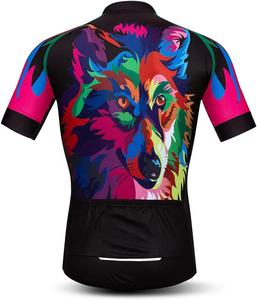 Maillot de cyclisme à manches courtes pour hommes, vêtement de cyclisme, respirant, séchage rapide, sublimé - Product Image 2