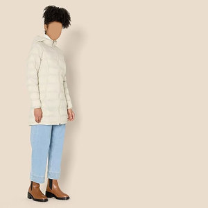 <b>Womens</b> <b>Lightweight</b> Water Resistant Packable Hooded Puffer Coat Warm Travel Friendly Quilted <b>Jacket</b> for Winter Outdoor - Product Image 2