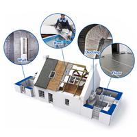 Film de PVC souple avec revêtement en aluminium métallisé PE/PET/BOPP/CPP laminé avec de la mousse EPE pour l'emballage des matériaux de construction