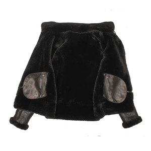Men's Black Genuine Leather Hooded Biker Jacket With Fur Lining <b>Zip</b> Closure Winter Outerwear - Product Image 3