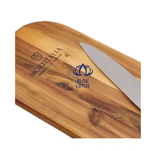 [MEILLEURES VENTES] Planche à découper en bambou BLUE LOTUS - Passe au lave-vaisselle pour les tâches quotidiennes de cuisine, y compris la découpe et la tranche des aliments - Product Image 1