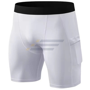 Shorts de compression confortables à taille élastique en promotion en ligne - Product Image 3