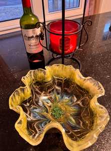 ชามเรซิ่นสีเอิร์ธโทนสำหรับตกแต่ง - ของตกแต่งบ้านและของขวัญทำมือที่ไม่เหมือนใคร - Product Image 2
