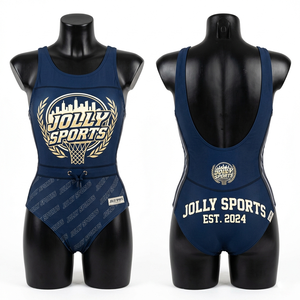 Maillot de bain femme en nylon et élasthanne GSM, ensemble violet avec logo thermocollé en strass, haut court zippé à l'avant et bas taille haute - Product Image 5