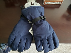 Gants de ski à doigts entiers, noir et rouge, en polyester, imperméables, isolés thermiquement, avec fermeture à cordon, unisexe, pour l'hiver et l'alpinisme - Product Image 6