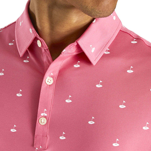 Chemise Homme à Manches Courtes en Mélange de Laine, Imprimé Cactus, Boutons Décontractés, Tissu Jersey Respirant et Isolant, Coupe Classique, ODM - Product Image 3