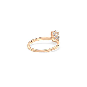 REYES Personalized Emerald Cut 1 Carat Lab Grown Diamond Wedding Proposal <b>Ring</b> For Women 14K Solid Gold IGI Certified Jewelry - Product Image 4