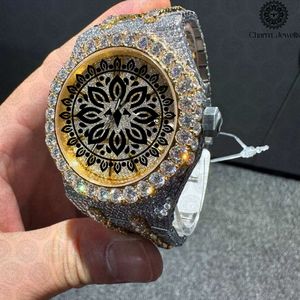 Montre de luxe pour homme Charm_Jewells, boîtier en acier inoxydable, verre saphir, mouvement mécanique analogique, cadran 40 mm, date automatique, 10 bars - Product Image 4