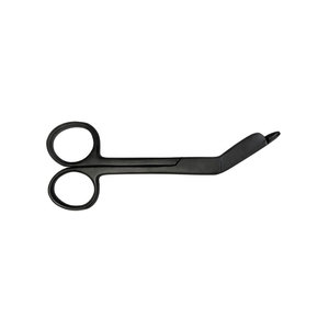 Ciseaux à pansements Lister en acier inoxydable noir avec logo personnalisé, prix de gros, ciseaux médicaux professionnels durables pour infirmières - Product Image 2