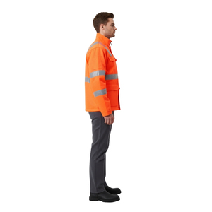 Chaquetas de Seguridad Reflectantes para Hombre, Personalizadas de Fábrica, Transpirables, de Lona, de Alta Visibilidad, con Reflector - Product Image 2