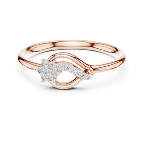 UNIQUE PETAL LAB GROWN DIAMOND CLASSIC RHODIUM PLATED WOMEN'S RING <b>SET</b> 18KT SOLID WHITE GOLD ENGAGEMENT WEDDING PARTY <b>VALENTINE</b> - Product Image 5
