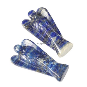 Artesanía de piedra semipreciosa suministros de brujería productos espirituales Ángel de piedras preciosas de ópalo azul para curar la decoración del hogar - Product Image 6