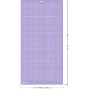 Tapis de découpe StrongGrip 12x24 pouces compatibles Silhouette Cameo 3/2/1, 3 tapis adhésifs puissants pour la découpe et le quilting, remplacement - Product Image 2