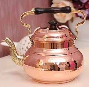 กาต้มน้ำโลหะดีไซน์ใหม่สำหรับต้มน้ำ ชงชา กาแฟ ใช้เสิร์ฟเครื่องดื่มร้อน ใช้ในครัวเรือน รูปทรงทันสมัย พร้อมพวยกาเทง่าย - Product Image 3