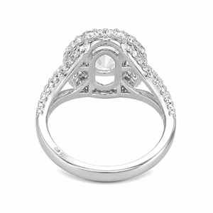 Princess Shape GRA Certified Moissanite Diamond <b>Ring</b> for Women 925 <b>Sterling</b> <b>Silver</b> <b>Engagement</b> Jewelry - Product Image 3