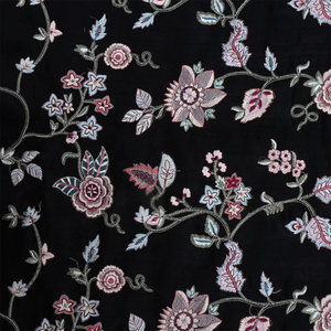 Tissu brodé malté, tissu fantaisie personnalisé, tissu en filet, tissu organza pour vêtements de mode, vente en gros, exportation, approvisionnement mondial - Product Image 2