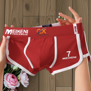 Calzoncillos bóxer premium para hombre con logotipo personalizado en la cintura |   Ropa Interior de Secado Rápido con Estampado Digital Tejida en Algodón 100% |   Suministro ODM Transpirable - Product Image 2