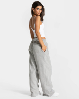 Pantalon de jogging ample pour femme, taille mi-haute, style streetwear décontracté, avec poches, logo personnalisé, vente en gros, taille élastique