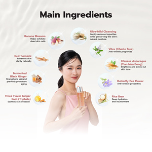 Esencia Líquida Hidratante de Larga Duración y Calidad Premium, con Flor de Plátano y Cúrcuma, Blanqueadora, Antienvejecimiento, Nutritiva - Product Image 4