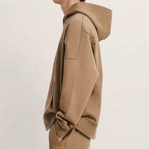 Ventes chaudes : Sweat à capuche surdimensionné en molleton de coton personnalisé pour homme, style streetwear décontracté, coupe-vent, épais, pull-over pour hommes - Product Image 2