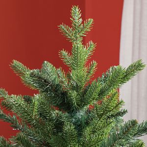 Albero di Natale Artificiale Pieghevole in Metallo da 180 cm con 1821 Punte, Facile da Montare e con Articolazioni, per Casa, Ufficio e Festività - Product Image 3