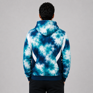 Best Quality Men Tie Dye <b>Hoodie</b> Custom Logo <b>Soft</b> Cotton Fleece Pullover Casual Streetwear Fashion Tie Dye <b>Hoodie</b> for Men - Product Image 4