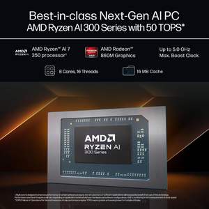 OmniBook 5 (Anteriormente Pavilion) 50 TOPS, AMD Ryzen AI 7 350 (16GB LPDDR5X, 512GB SSD) - Product Image 3