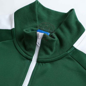 Survêtements d'entraînement sportifs d'hiver confortables et respirants, col montant, couleur unie, haute qualité pour hommes - Product Image 3