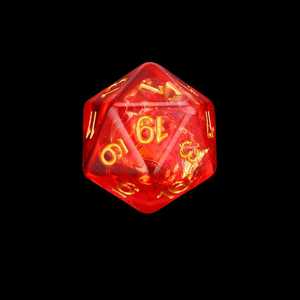 Red Transparent Resin Angel Craft <b>Dice</b> <b>Set</b> 7 Piece Polyhedral RPG Gaming <b>Dice</b> with Gold Numbers for DND - Product Image 5
