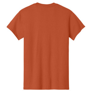 2026 Men 100% Cotton Knitted <b>T</b>-<b>Shirts</b> in Antique <b>Orange</b> with Customizable Sizes and LogoBrand Options - Product Image 1