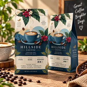 Café Monterra Signature Blend 250g, Bolsa Resellable con Cierre Superior, Empaque Laminado BOPP/VMCPP, Impresión Serigráfica - Product Image 1