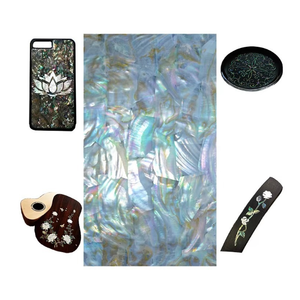 Échelles carrées artisanales en nacre naturelle de qualité supérieure pour incrustation décorative - Caryln - Product Image 1