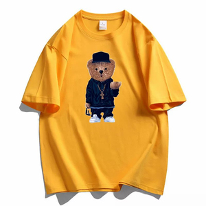 Camisetas Deportivas Personalizadas al por Mayor de Emas Sports, Camisetas de Manga Corta Holgadas para Hombre, 100% Algodón, Logotipo Personalizado, Ropa Deportiva Transpirable - Product Image 4