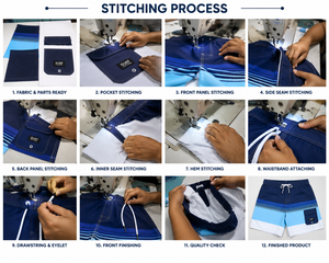 Shorts de Baño Personalizados para Hombre, con Rayas de Colores, de Secado Rápido, para Surf y Playa, con Bolsillo Tipo Cargo, Ligeros - Product Image 5